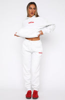 With Love In The Moment Sweatpants Grey Marle