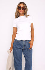 Not My Match Relaxed Tee White