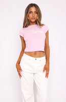 Moving Different Baby Tee Baby Pink