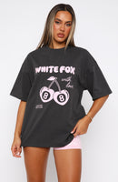 With Love In The Moment Oversized Tee Charcoal