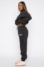 With Love In The Moment Sweatpants Charcoal