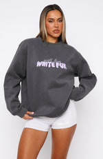 With Love Forever Oversized Sweater Volcanic