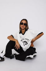 Take The Chance Oversized Jersey White