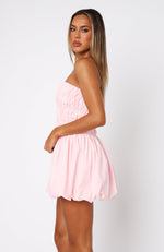 The Other Side Mini Dress Baby Pink