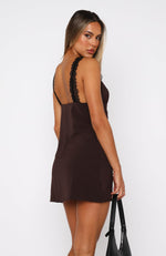 Somebody Like Me Mini Dress Chocolate