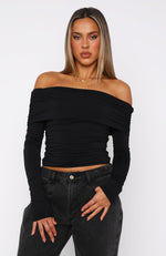 Midnight Express Long Sleeve Top Black