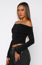 Midnight Express Long Sleeve Top Black