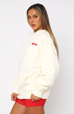 Best Of My Life Oversized Hoodie Cream