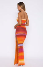 Intertwined Maxi Skirt Horizon Hues