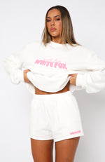 With Love Lounge Shorts White