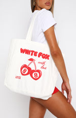 With Love In The Moment Tote Bag White