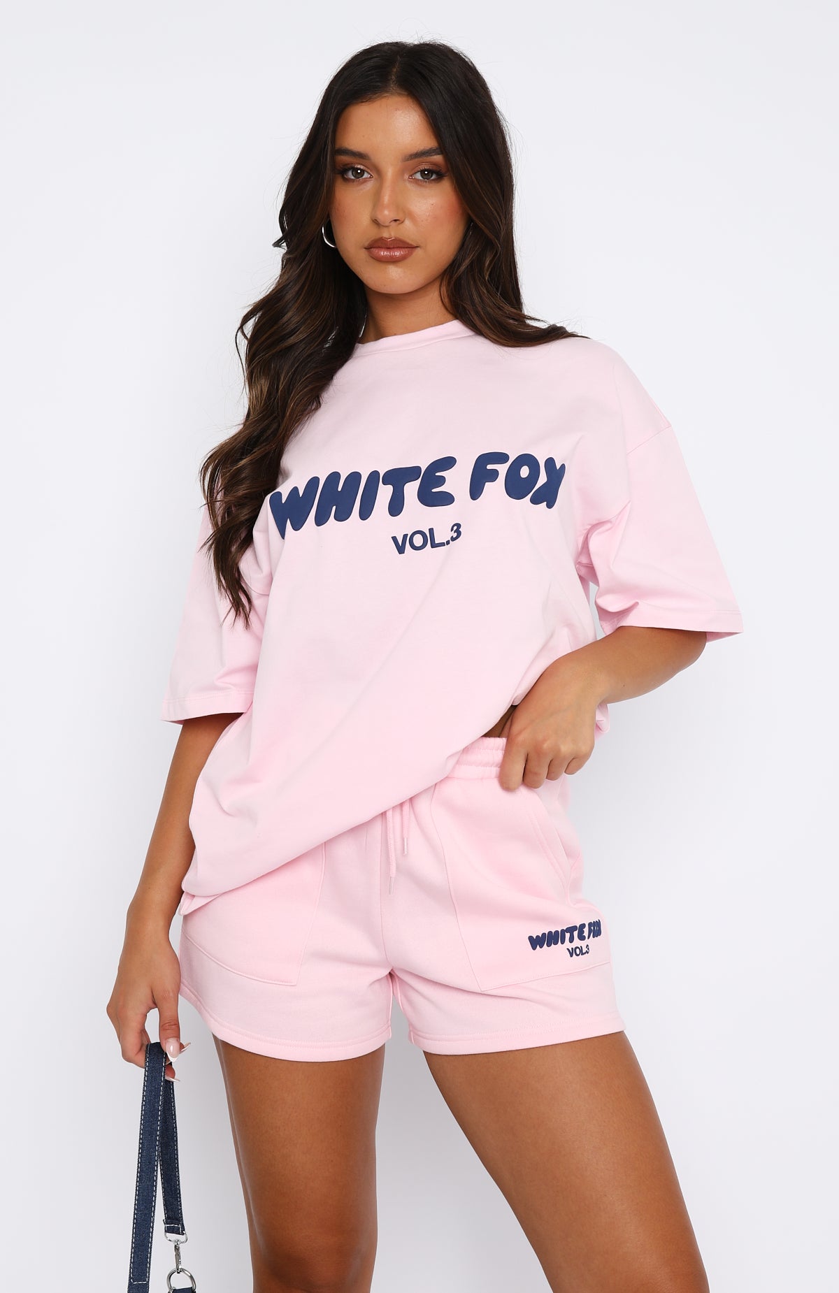 Offstage Lounge Shorts Posy Pink | White Fox Boutique