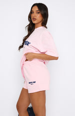 Offstage Oversized Tee Posy Pink