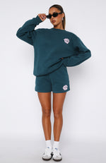 Look For Me Oversized Sweater Teal