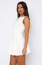 Know What To Say Mini Dress White