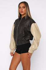 Like A Pro PU Jacket Black/Beige