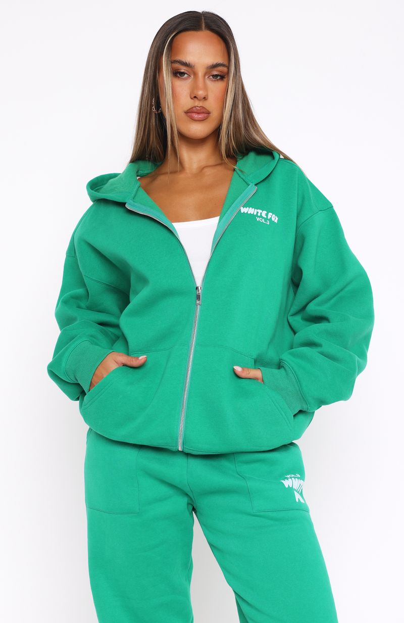 Offstage Zip Front Hoodie Amazon | White Fox Boutique UK