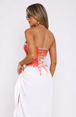 Let It Go Strapless Bustier Summer Burst