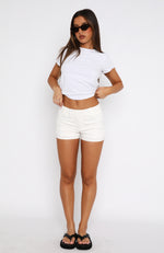 Cold Hearted Shorts White