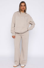 Shout It Out Wide Leg Sweatpants Moon