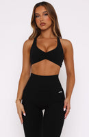 Race Me Sports Bra Black