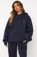 Always Shining Oversized Hoodie Navy