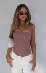 Feeling Fun Bustier Mocha