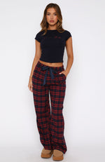 That Time Of Year Pyjama Pants Red/Navy