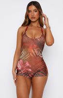 Time For Summer Playsuit Wild Ember