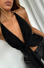 Siren's Touch Top Black