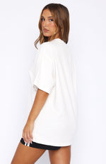 Core Classic Oversized Tee White