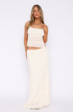 Hold Out Maxi Skirt Cream