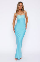 Think Of Me Maxi Dress Ocean