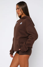 From The Archives Charli Oversized Hoodie Chocolate