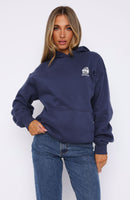 Originals Club Oversized Hoodie Navy