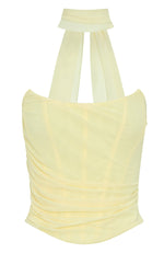 Lovers Lane Strapless Bustier Lemon