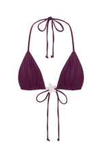 Frangipani Isle Bikini Top Plum