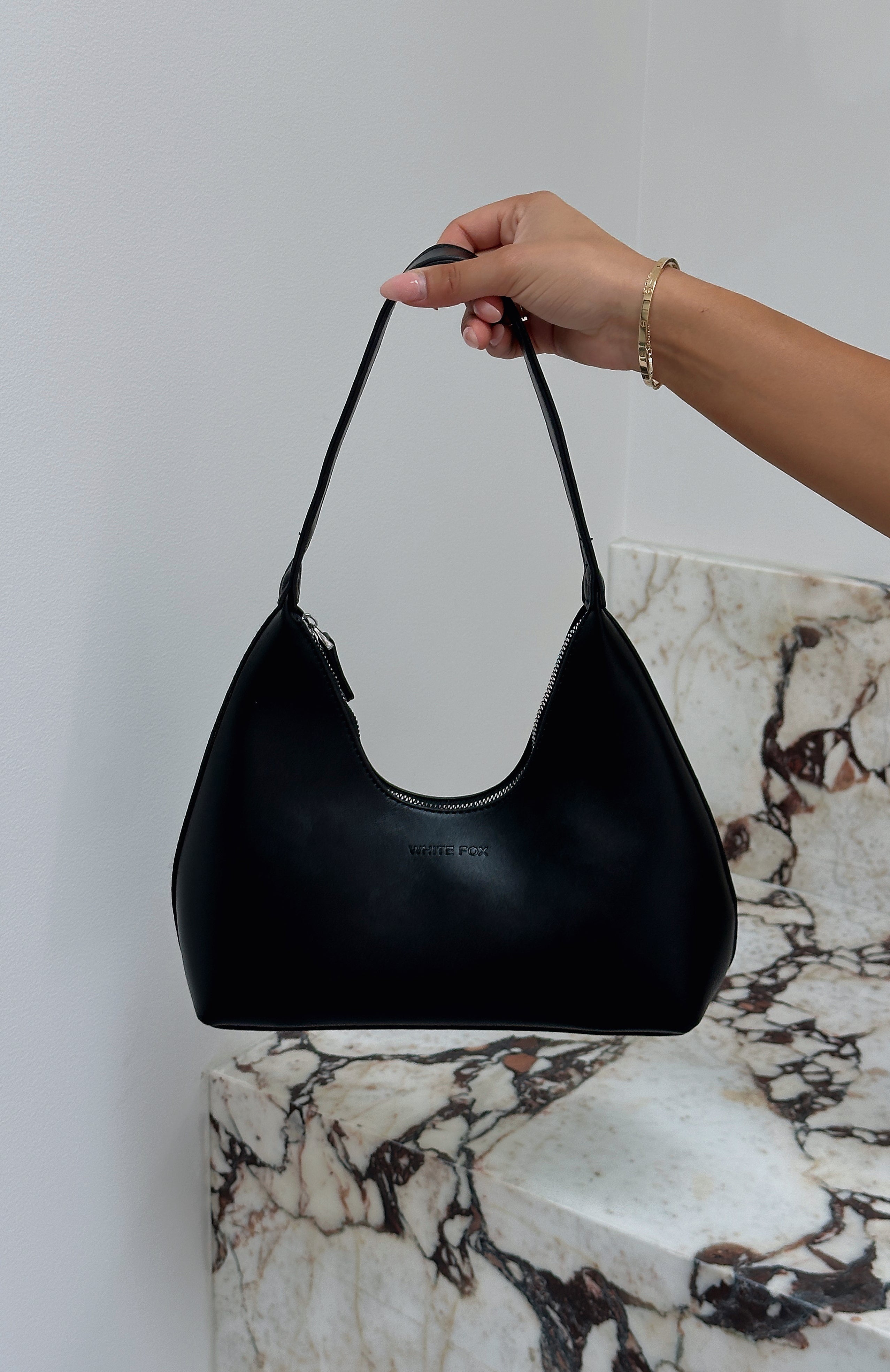 METALLIC PEARL BECCA CONVERTIBLE SHOULDER BAG