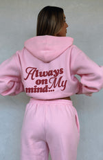 Be There For You Oversized Hoodie Pink