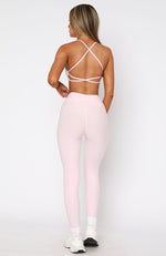 Ready Set Go Cross Front Leggings Ballet Pink