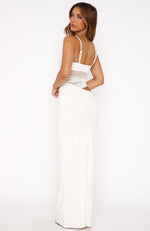 Call Me Up Maxi Dress White