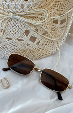 Canyon Sunglasses Gold/Brown Lens