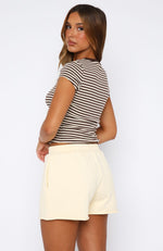 Take A Drive Relaxed Shorts Cream