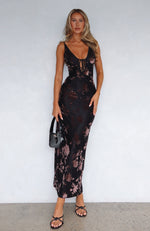 Crush On You Maxi Dress Midnight Floral