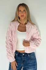 Cutie Pie Knit Cardigan Baby Pink