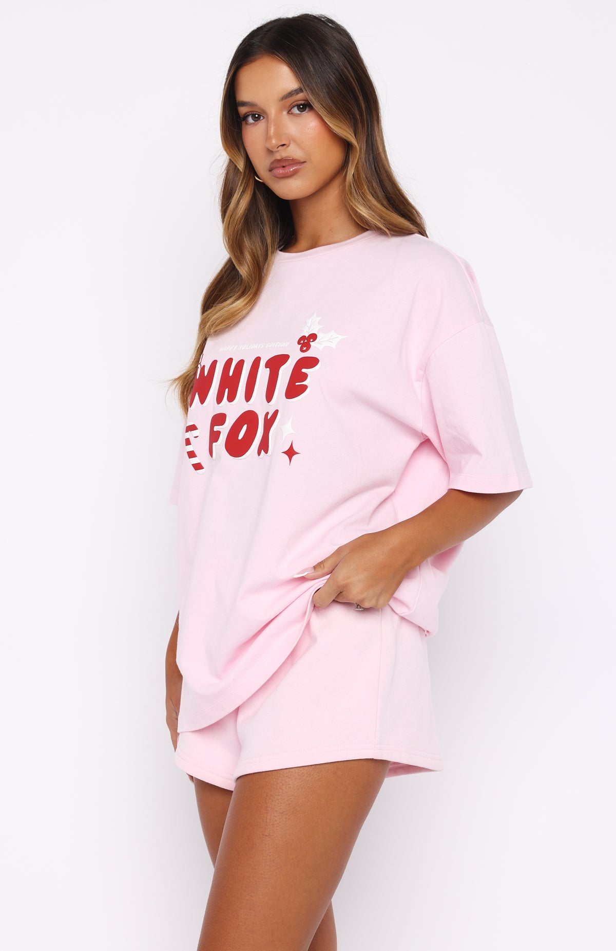 Favourite Time Of The Year Oversized Tee Posy | White Fox Boutique UK