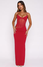 Call Me Up Maxi Dress Berry