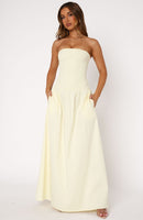 Take Back Maxi Dress Lemon