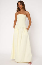 Take Back Maxi Dress Lemon