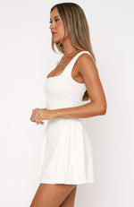 Moonlight Magic Mini Dress White